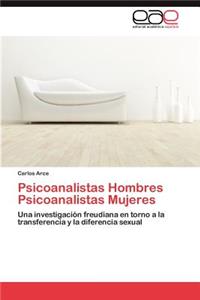Psicoanalistas Hombres Psicoanalistas Mujeres