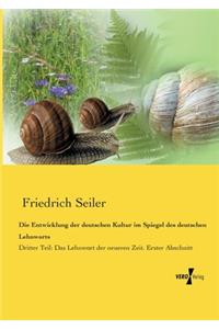 Die Entwicklung der deutschen Kultur im Spiegel des deutschen Lehnworts
