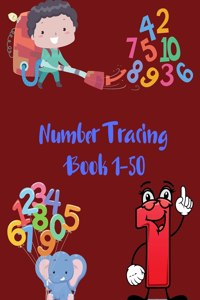 Number Tracing Book 1-50