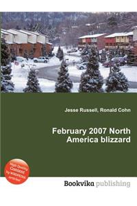 February 2007 North America Blizzard