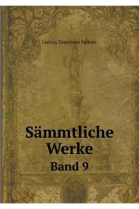Sämmtliche Werke Band 9