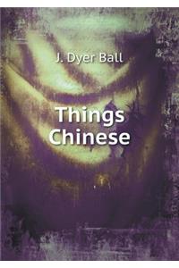 Things Chinese