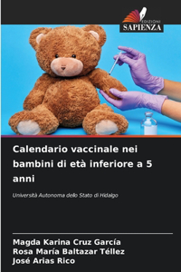 Calendario vaccinale nei bambini di età inferiore a 5 anni
