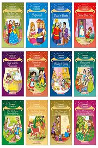 Forever Classics (Set of 12 Fairy Tales with Colourful Pictures) - Story Books for Kids - Rapunzel, The Wise Goat and the Wolf, Jack and the ... Hansel and Gretel, Beauty and the Beast