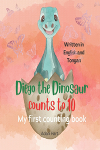 Diego the Dinosaur counts to 10 in Tongan and English