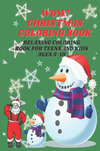 Wow! Christmas Coloring Book