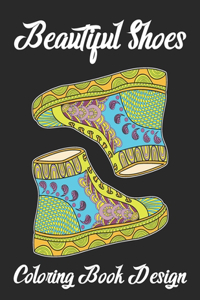 Beautiful Shoes Coloring Book Design