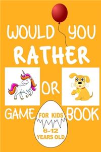 Would You Rather Game Book