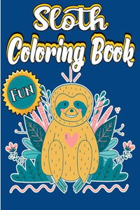 Sloth Coloring Book