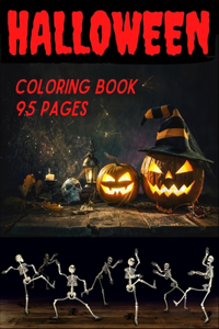 Halloween Coloring Book: 95 Pages