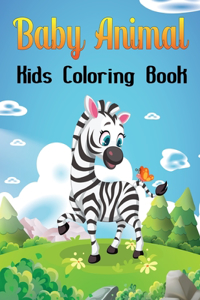 Baby Animal Kids Coloring Book