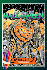 Hocus Pocus Time Halloween Mosaic Color By Number