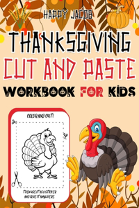 Thanksgiving Cut And Paste Workbook For Kids