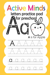 Active Minds Letters Practice Pad for Preschool
