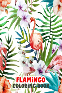 Flamingo coloring book