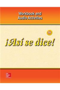 ¡así Se Dice! Level 1a, Workbook and Audio Activities