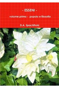 ESSENI - volume primo - popolo e filosofia