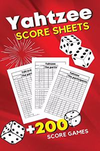 Yahtzee Score Sheets