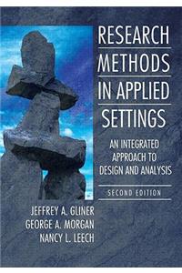 Research Methods in Applied Settings