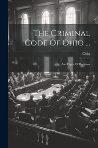Criminal Code Of Ohio ...