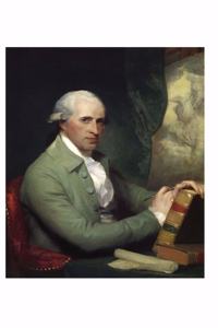 Portrait of American Artist Benjamin West by Gilbert_Stuart 1783 Journal