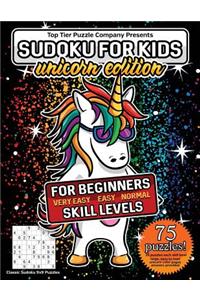 Sudoku For Kids Unicorn Edition