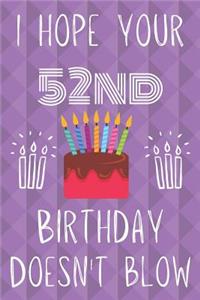 I Hope Your 52nd Birthday Doesn't Blow
