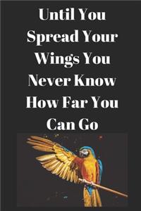 Until You Spread Your Wings You Will Have No Idea How Far You Can Fly