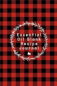 Essential Oil Blank Recipe Journal