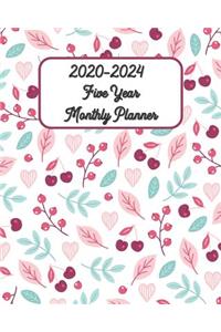 2020-2024 Five Year Monthly Planner 8x10
