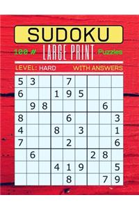 Sudoku 100 Large Print Puzzles Level Hard