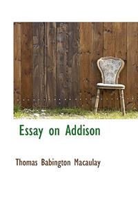 Essay on Addison