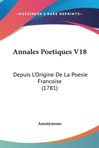 Annales Poetiques V18