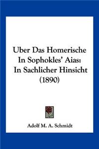 Uber Das Homerische In Sophokles' Aias