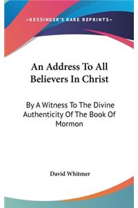 Address To All Believers In Christ