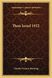 Thou Israel 1922
