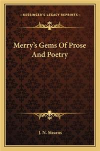 Merry's Gems Of Prose And Poetry