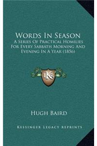 Words In Season