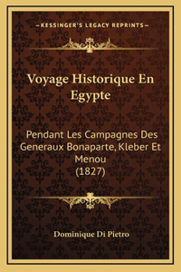 Voyage Historique En Egypte