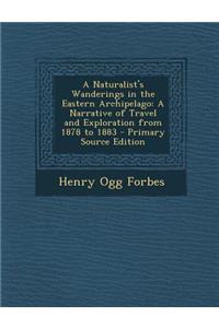 A Naturalist's Wanderings in the Eastern Archipelago