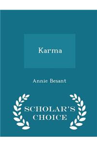 Karma - Scholar's Choice Edition
