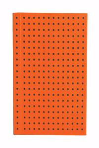 Orange on Grey Paper-Oh Circulo A7 Lined