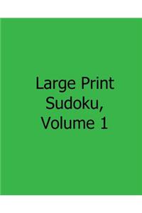 Large Print Sudoku, Volume 1