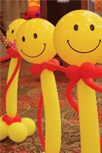Smiley Face Balloon Journal: 150 Page Lined Notebook/Diary