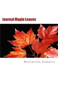 Journal Maple Leaves