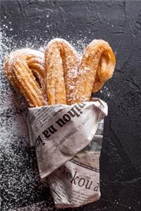 Churros in a Paper Cone Sweet Sugar Treat Journal