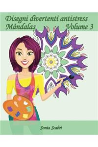 Disegni divertenti antistress - Mándala - Volume 3