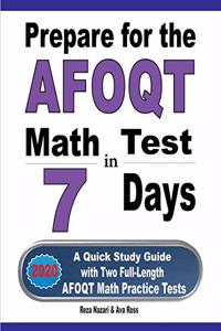 Prepare for the AFOQT Math Test in 7 Days