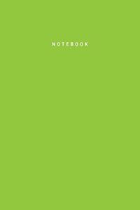 Notebook: LawnGreen Color - Writing Journal - College Ruled Notebook - Lined Notebook - Diary - Notepad - Large Composition Book - 8.5x11 inches - 120 pages