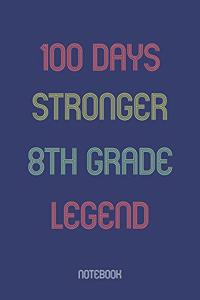 100 Days Stronger 8th Grade Legend